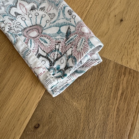 Desigual Artsy Cropped Jeans - White and Blue MEX 26 - see measurements - Picture 4 of 13